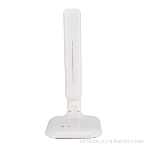 Foldable LED Table Lamp Recharging Wireless With Calendar Temp Desk Lamp